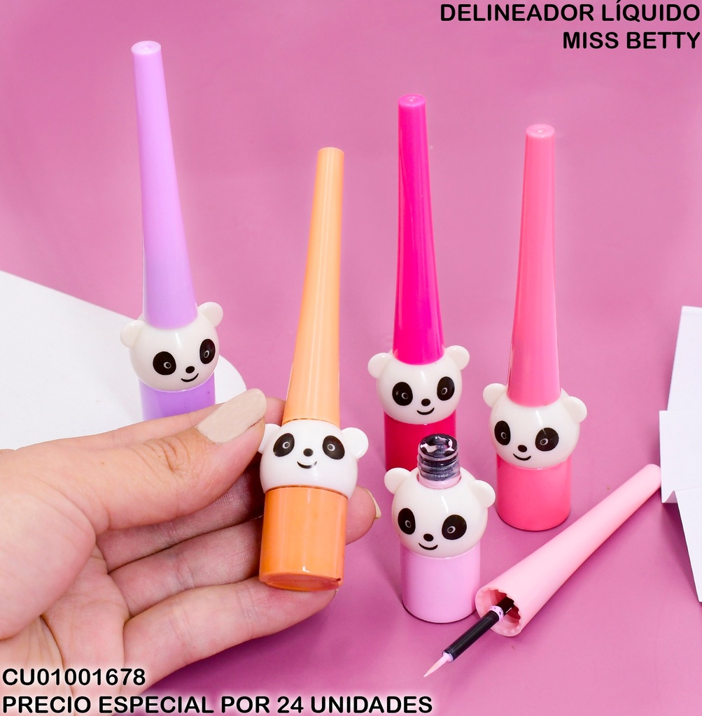 DELINEADOR LÍQUIDO MISS BETTY(PANDA) SURTIDOS E-7707