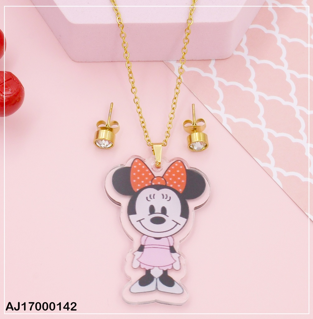 JUEGO MINNIE MOUSE CUERPO ENTERO 0746551-W163