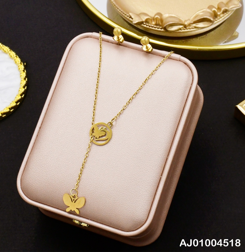 JUEGO ARETES PELOTITAS PLACAS MARIPOSAS COLGANTE 0746441 (NPE2025)