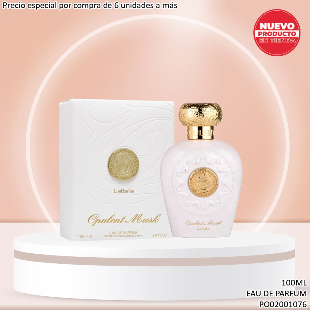 PERFUME OPULENT MUSK LATTAFA EDP 100ML