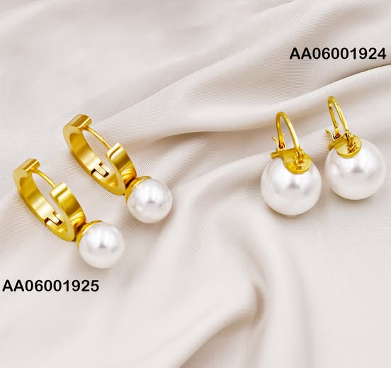 ARETES  HUGGIES PERLA EA130-45