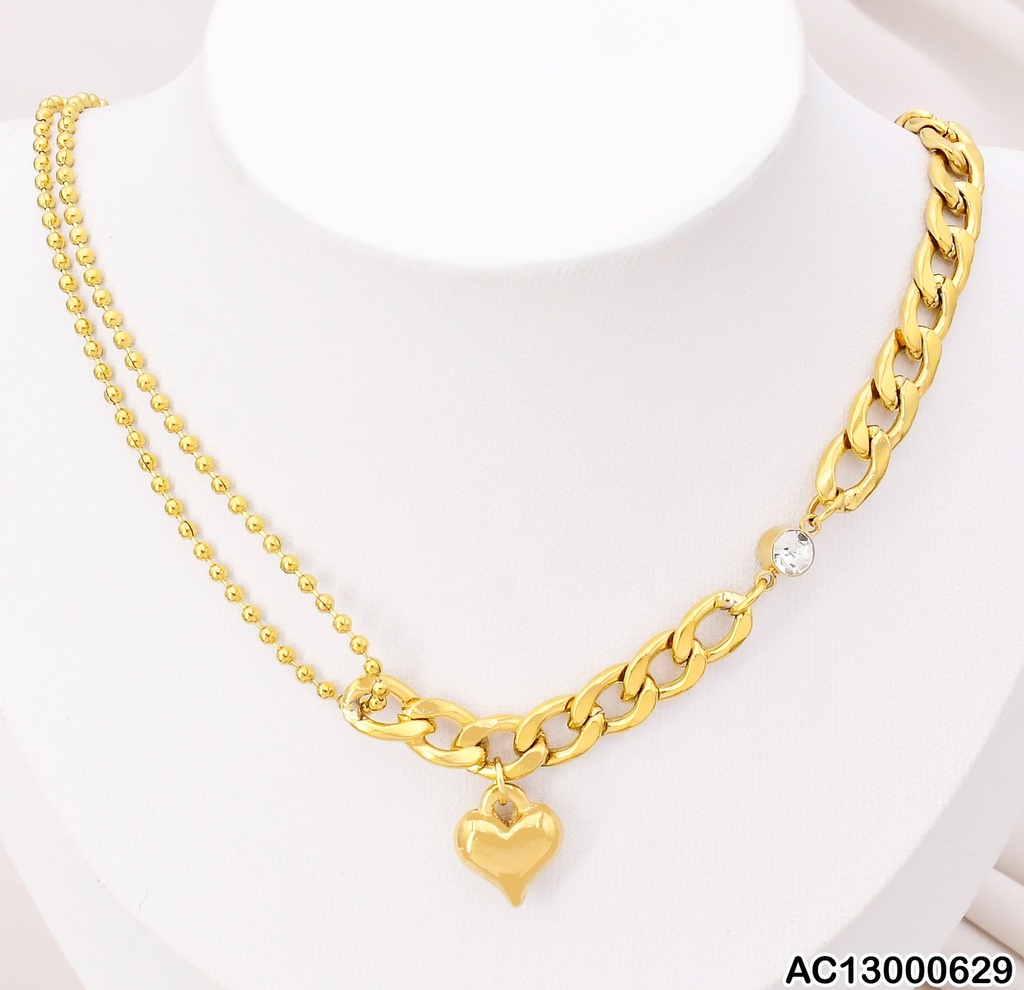 CADENA  DIJE CORAZON