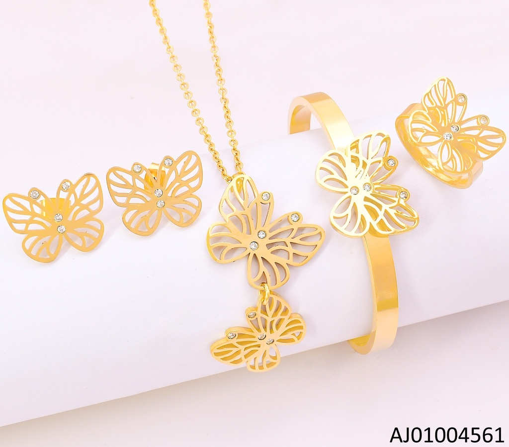 JUEGO MARIPOSA BRAZALETE ANILLO 50681