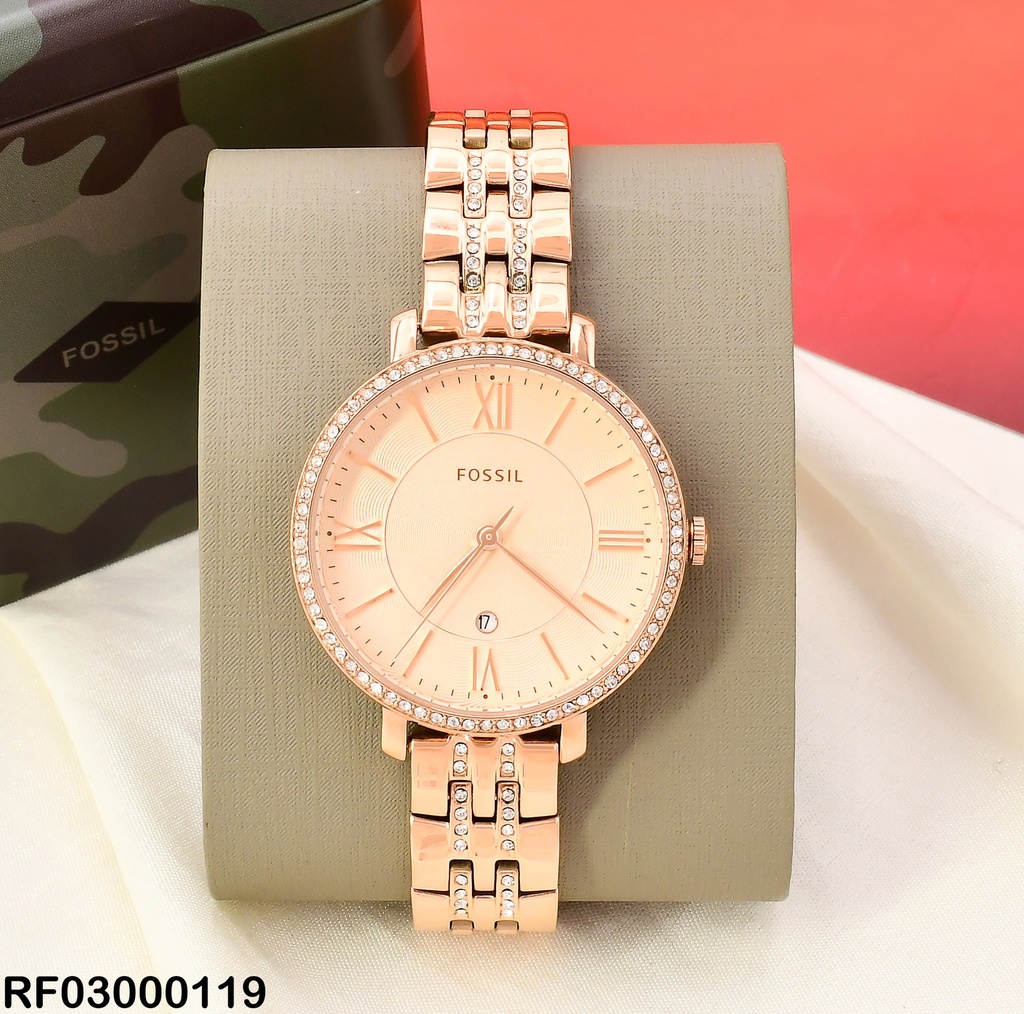 RELOJ FOSSIL ROSE GOLD METALICO MOD.ES3546