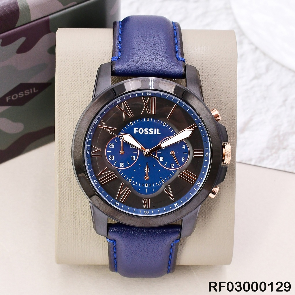 RELOJ FOSSSIL FAJA CUERO NEGRA/DORADO MOD.FS5061