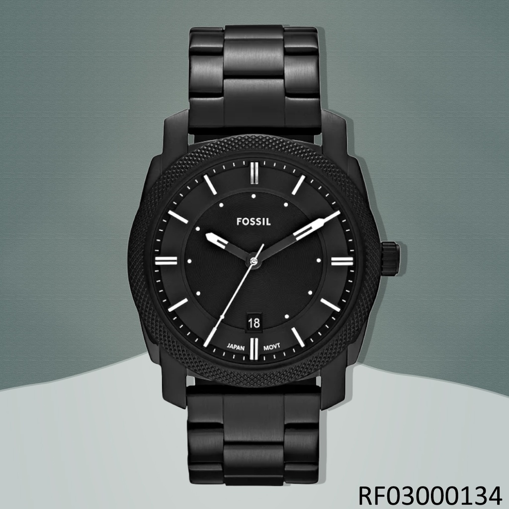 RELOJ FOSSIL ANALOGO MACHINEAVINOX FS4775 METAL NEGRO
