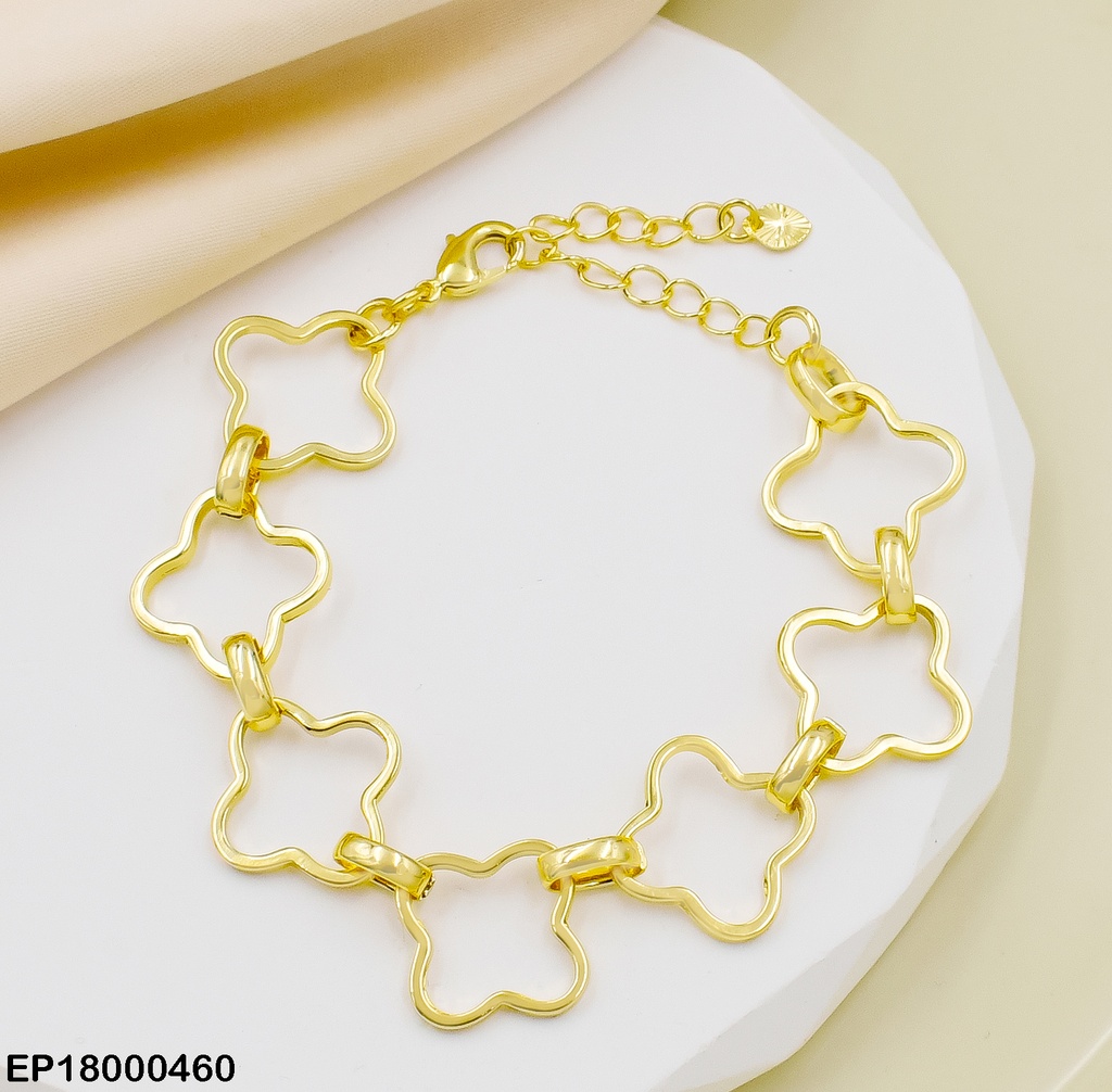 PULSERA TREBOL ENTRELAZADO BE103-9