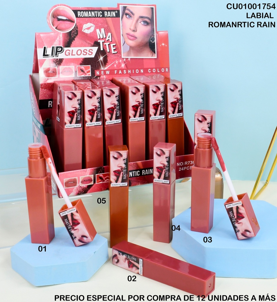 LABIAL MATTE ROMANTIC RAIN #R736