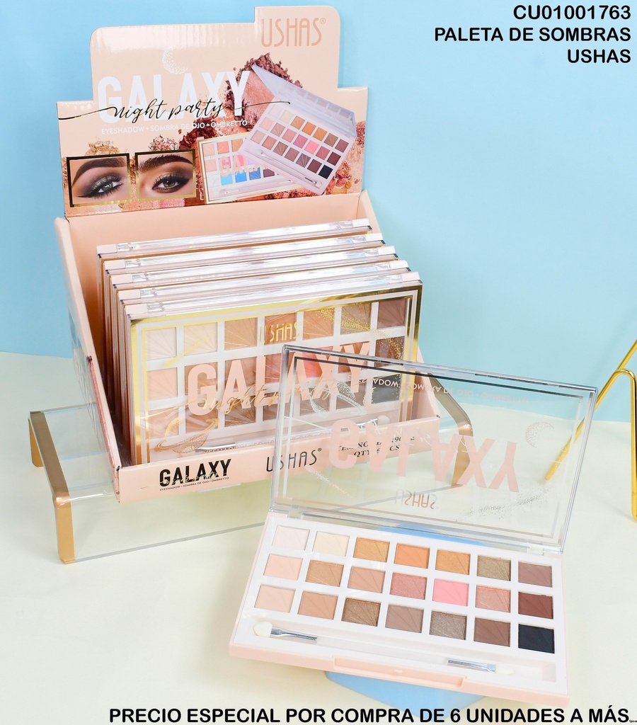 PALETA SOMBRAS 21 TONOS GALAXI # ES4196 - 02