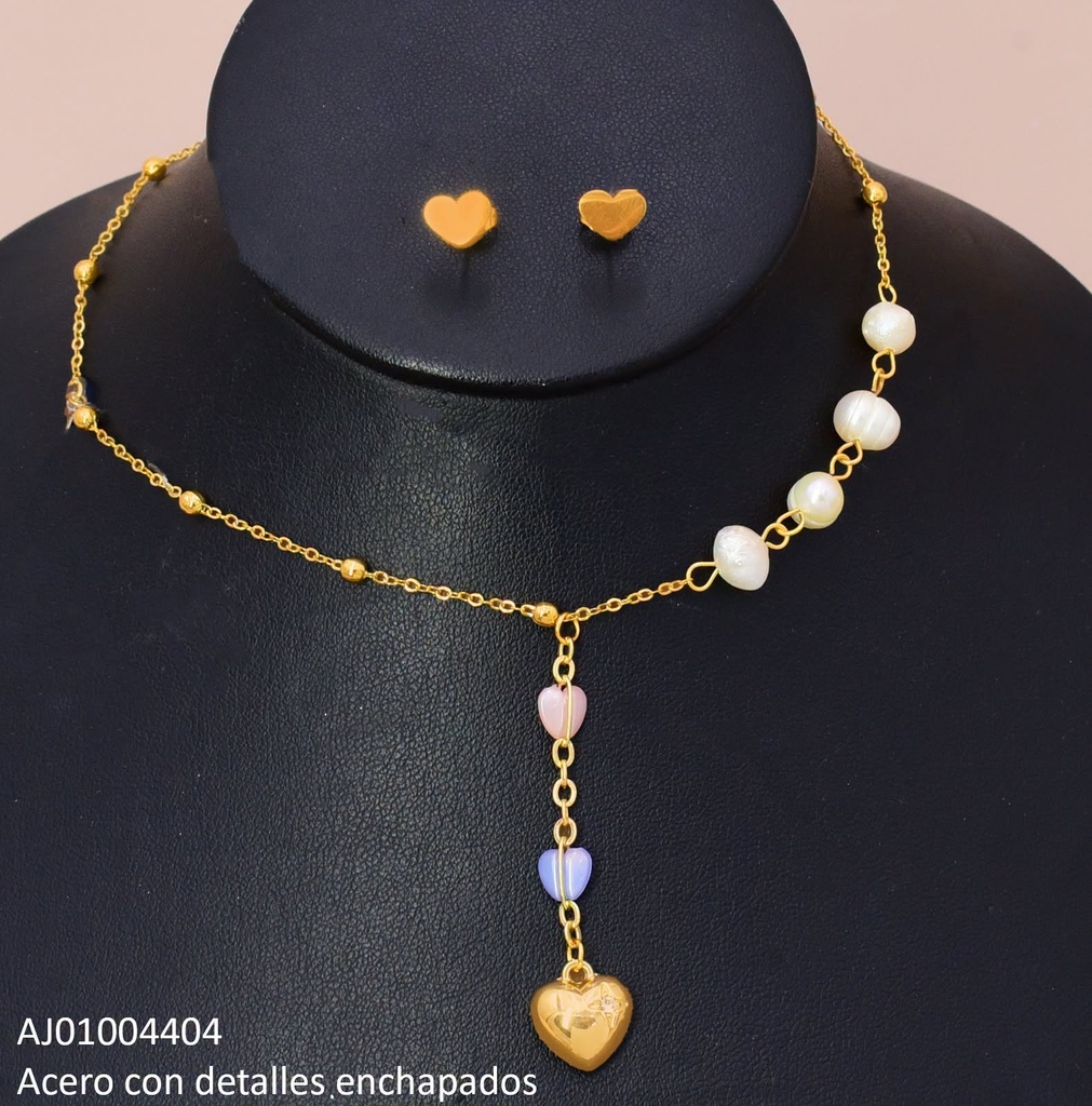 JUEGO CORAZONES DETALLES CAD.PELOTITAS/4 PERLA🩵💜💛SURTIDOS (NPE2025)