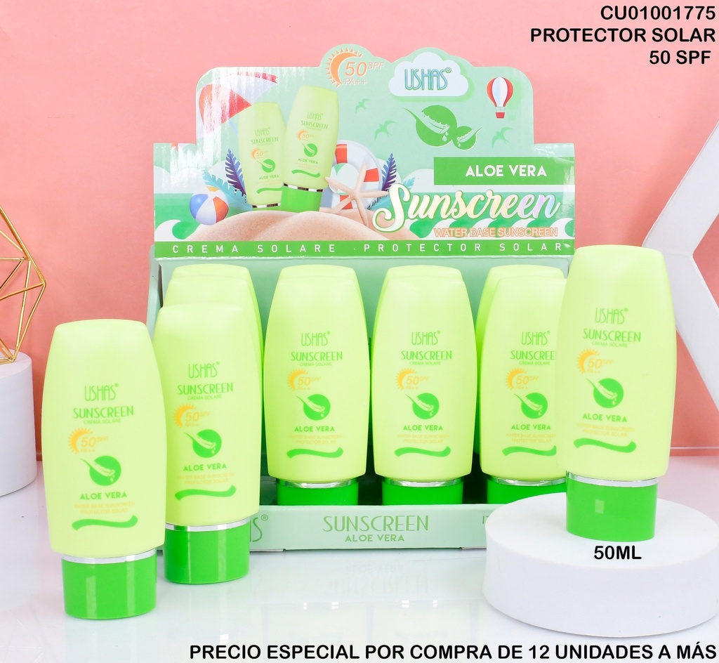 BLOQUEADOR SOLAR  SUNSCREEN ALOE VERA #HA339