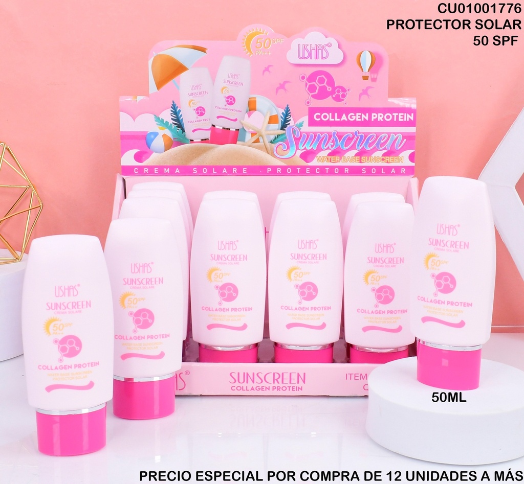 BLOQUEADOR SOLAR  SUNSCRENN COLAGENO # HA341
