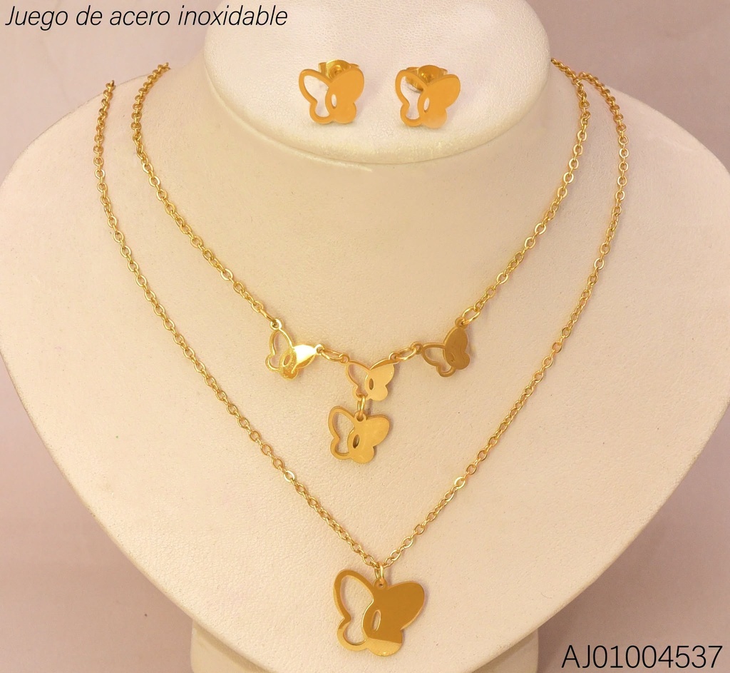 JUEGO CAD. DOBLE MARIPOSA SA417-117 (NPE2025)