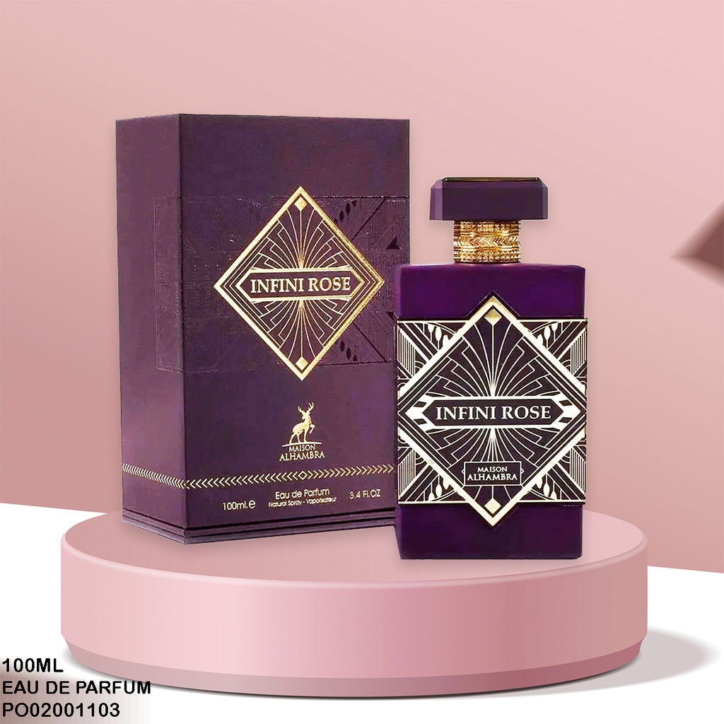PERFUME INFINITY ROSE MAISON ALHAMBRA 100ML EDP