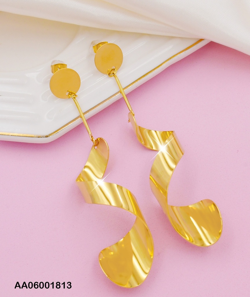 ARETES PLACA LINEA TORNEADO EA147-45