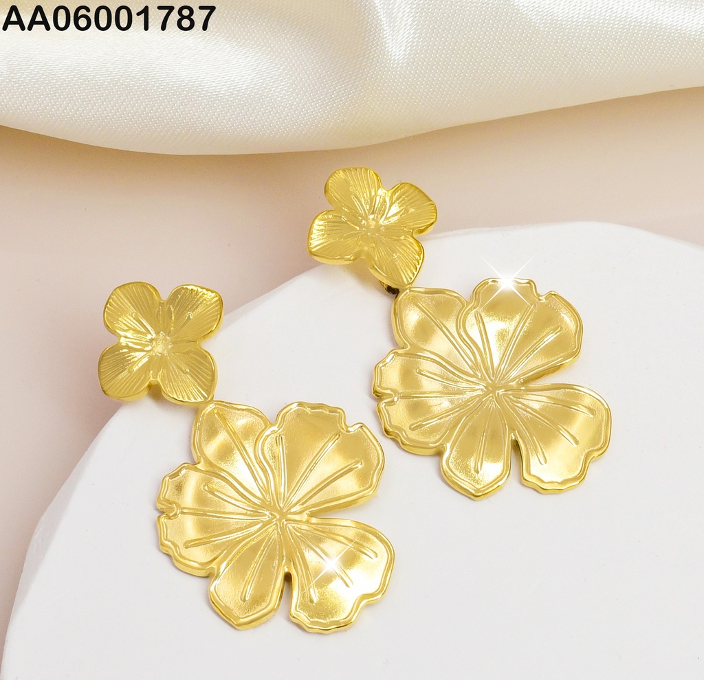 ARETES 2 FLORES COLGANTE EA111-131