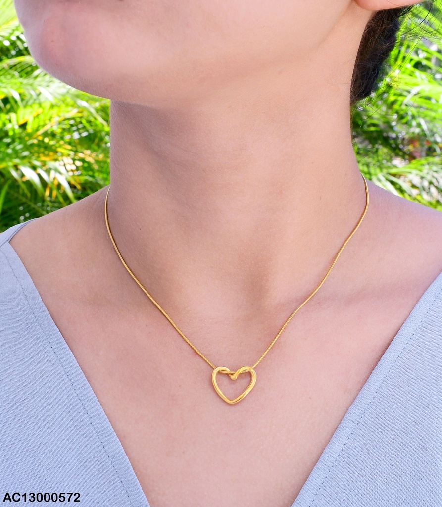 CADENA CROQUI CORAZON ENTRELAZADO CA055-45