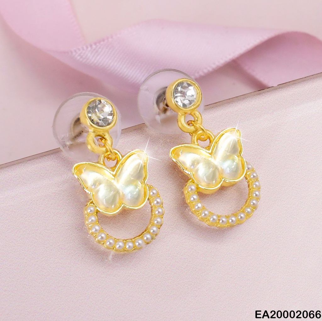 ARETES ZIRC. RD CIRCULO PERLA/MARIPSA EE096-5