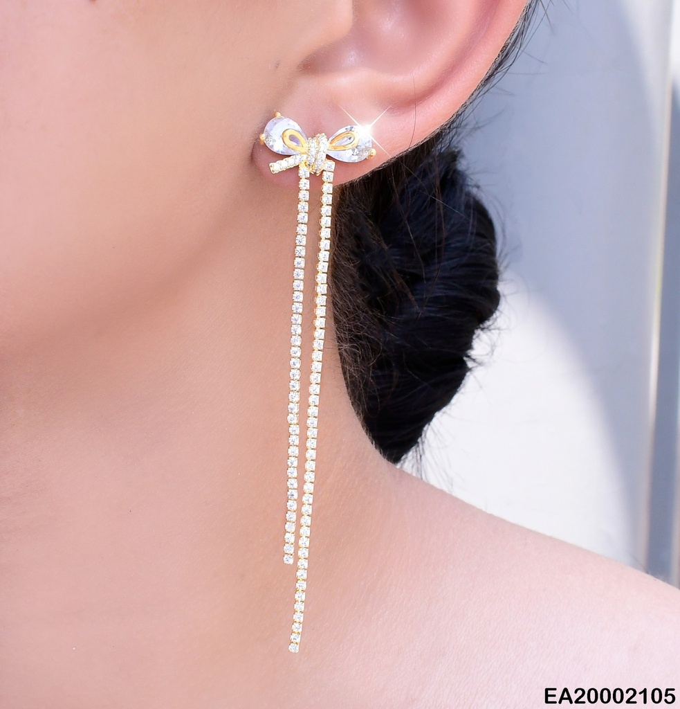 ARETES LAZO 2 CADENAS EE204-132