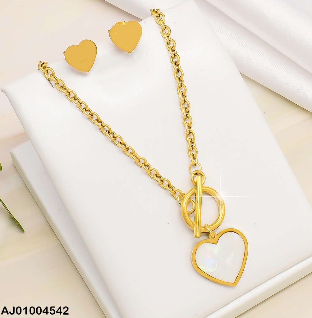 JUEGO PLACA CORAZON CIERRE∅ TIFFANY SA422-117 (NPE2025)
