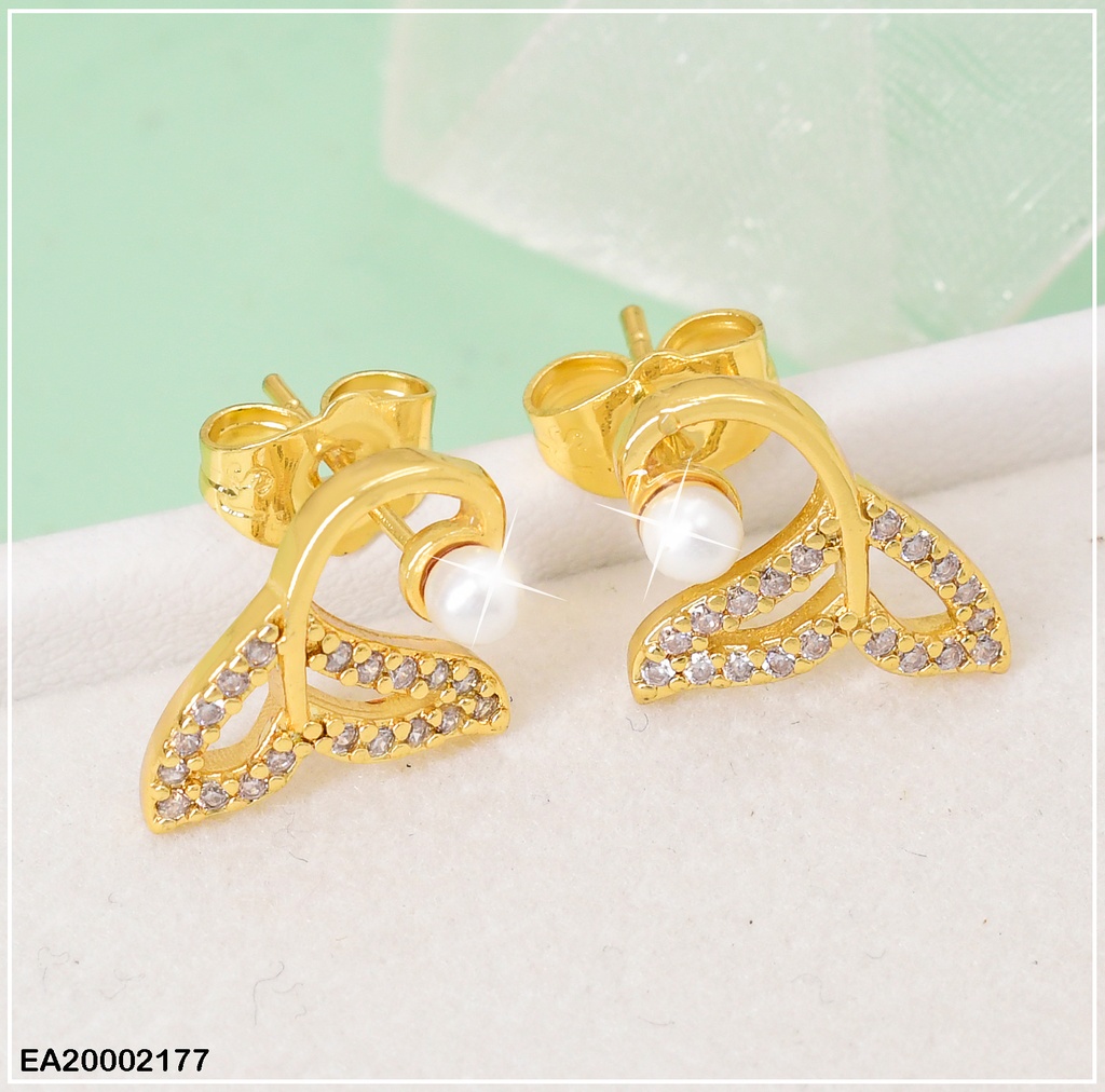 ARETES COLA DE SIRENA PERLA EE241-10