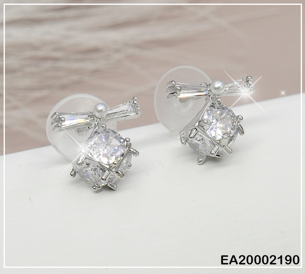 ARETES LAZO ZIRCONIAS EE257-169