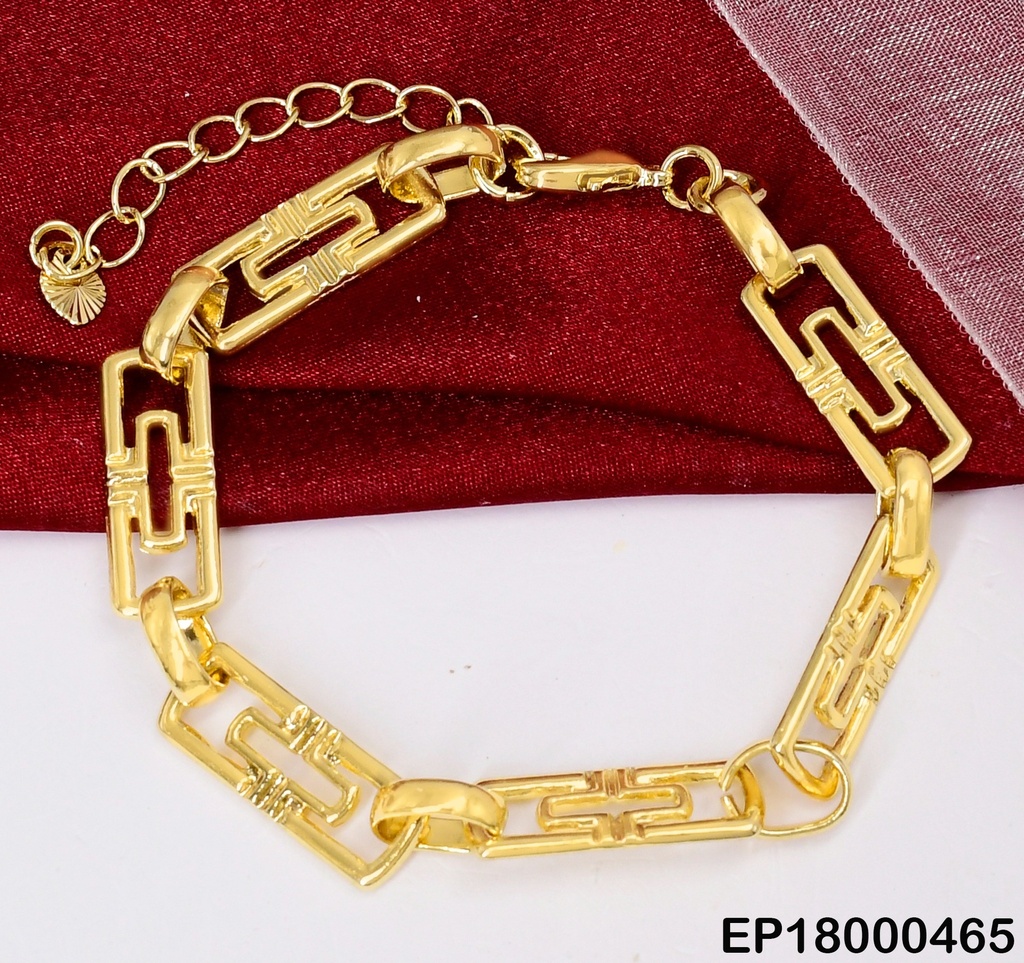 PULSERA ESLABONES RECTANGULARES DOBLE
