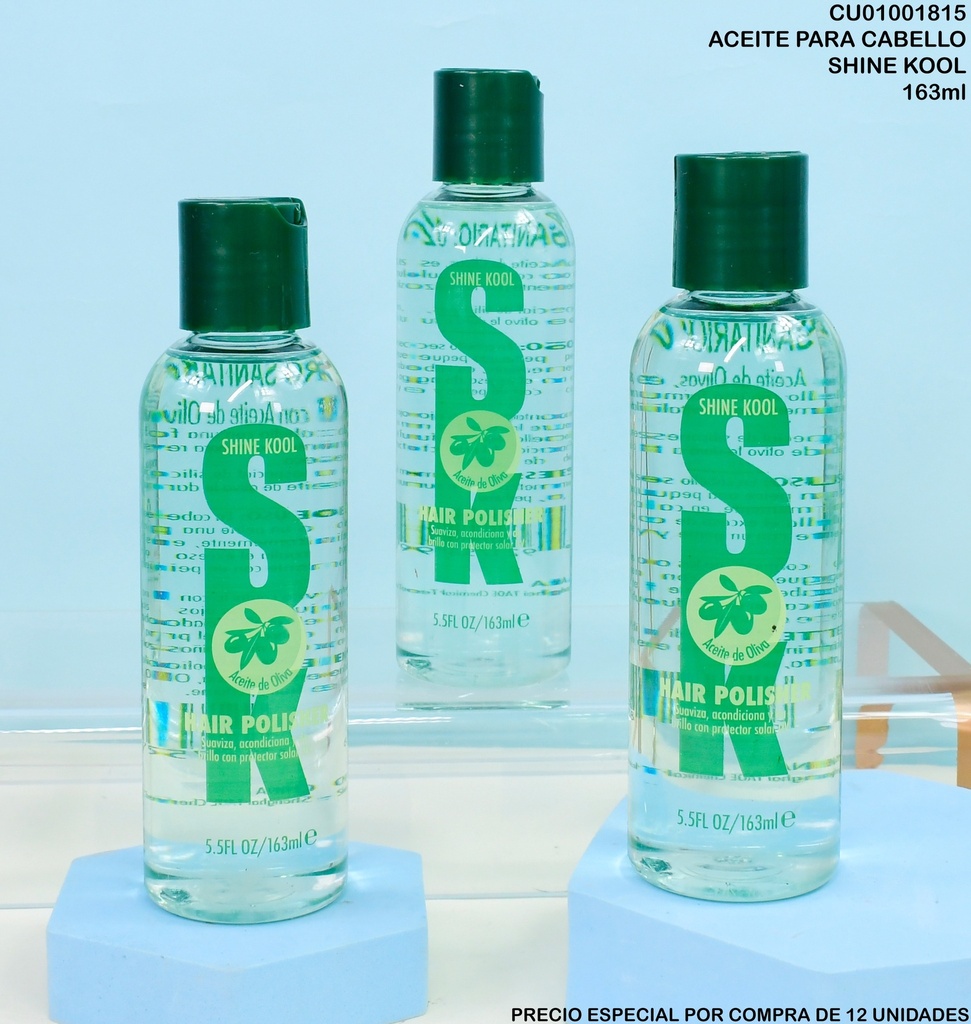 GOTAS SHINE KOOL ACEITE DE OLIVA 163ML