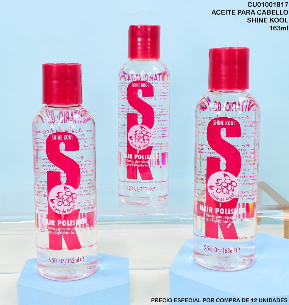 GOTAS SHINE KOOL ACEITE DE ARGAN 163ML