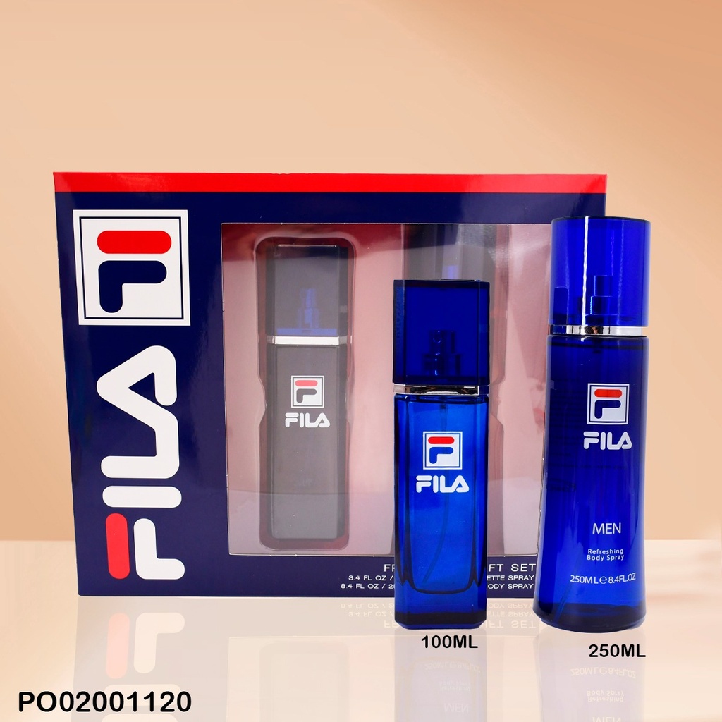 ESTUCHE PERFUMES FILA MEN 2PCS BODY/PERF.(AZUL)EDT