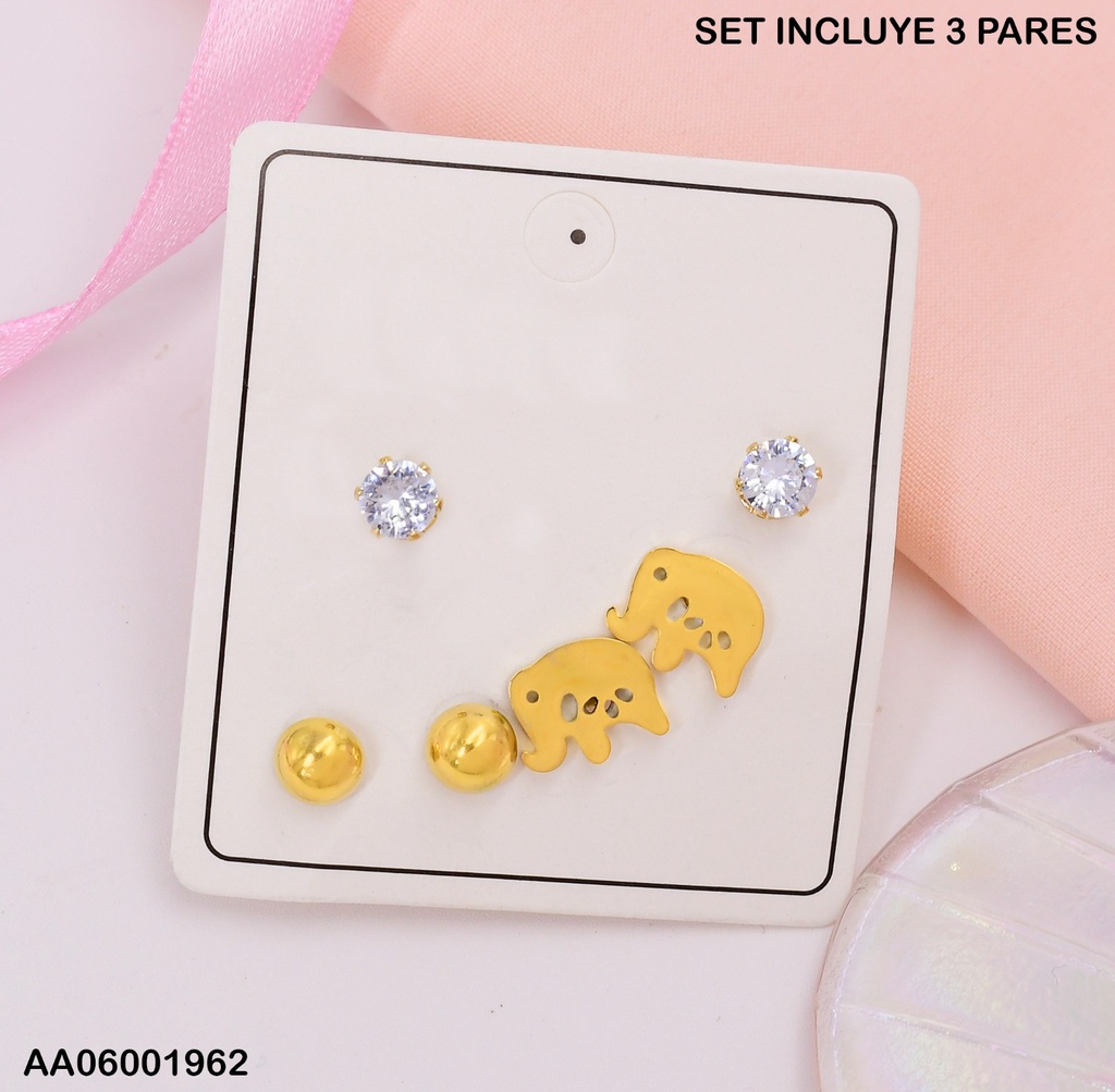 PAQ. DE 3 PARES ELEFANTE- ZIRC -MEDIA PELOTA. #0745491-W07