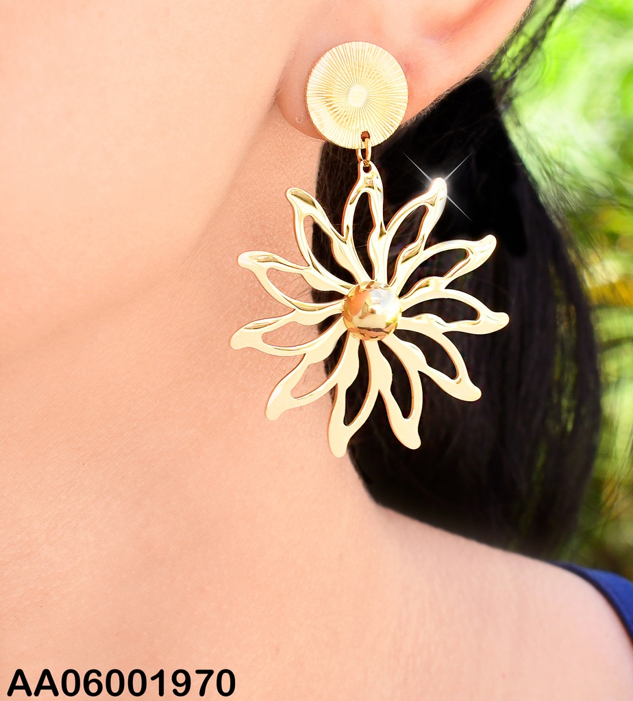 ARETES ESPIRAL FLOR #0742591-054