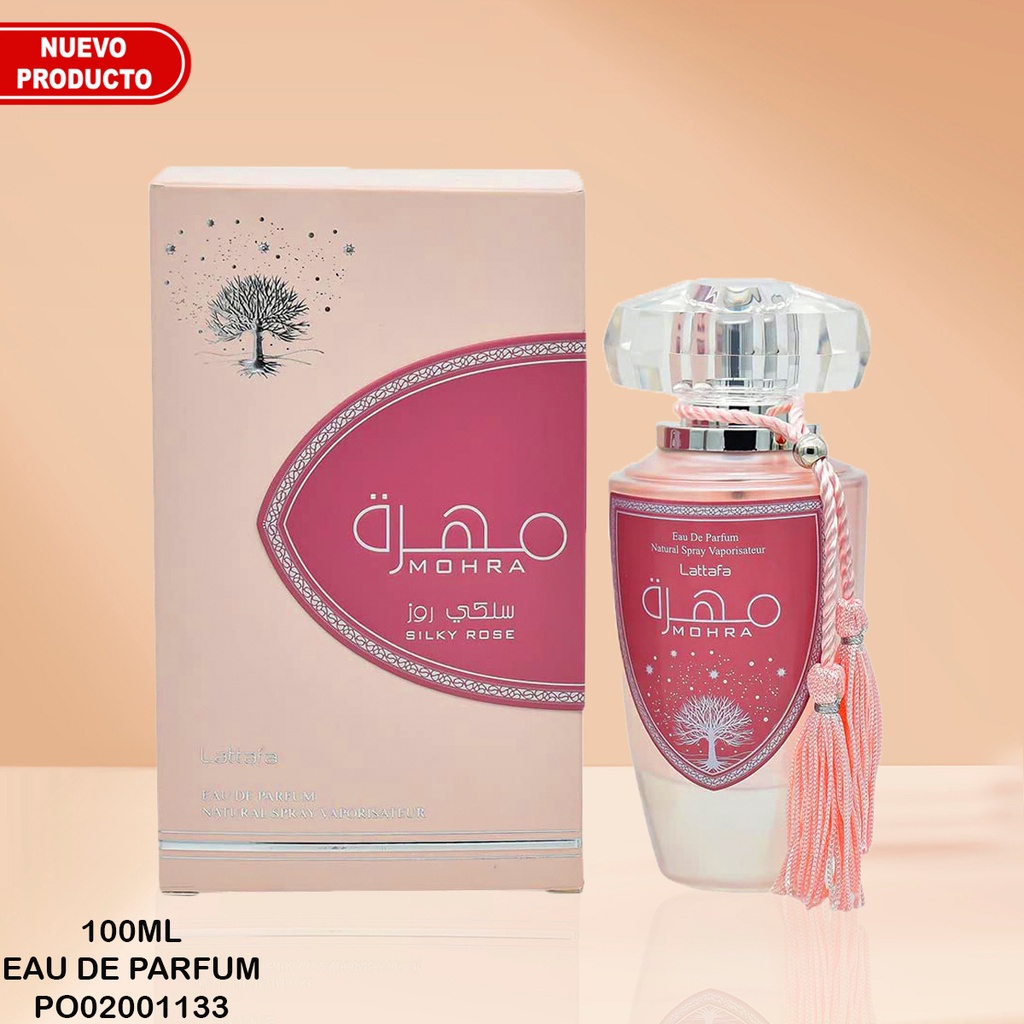 PERFUME MOHRA SILKY ROSE LATTAFA EDP 100ML