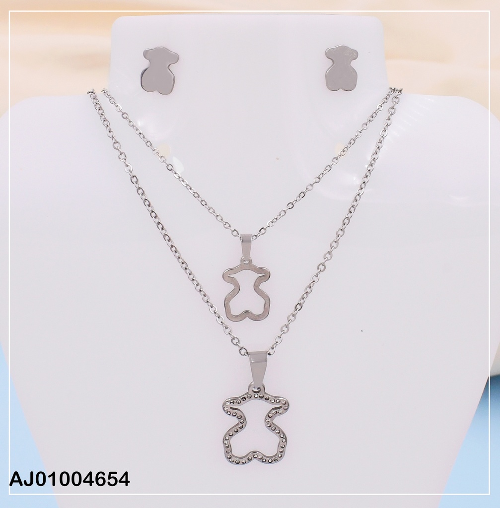 JUEGO PLATD. CAD. DOBLE OSITOS # 0746942-W12