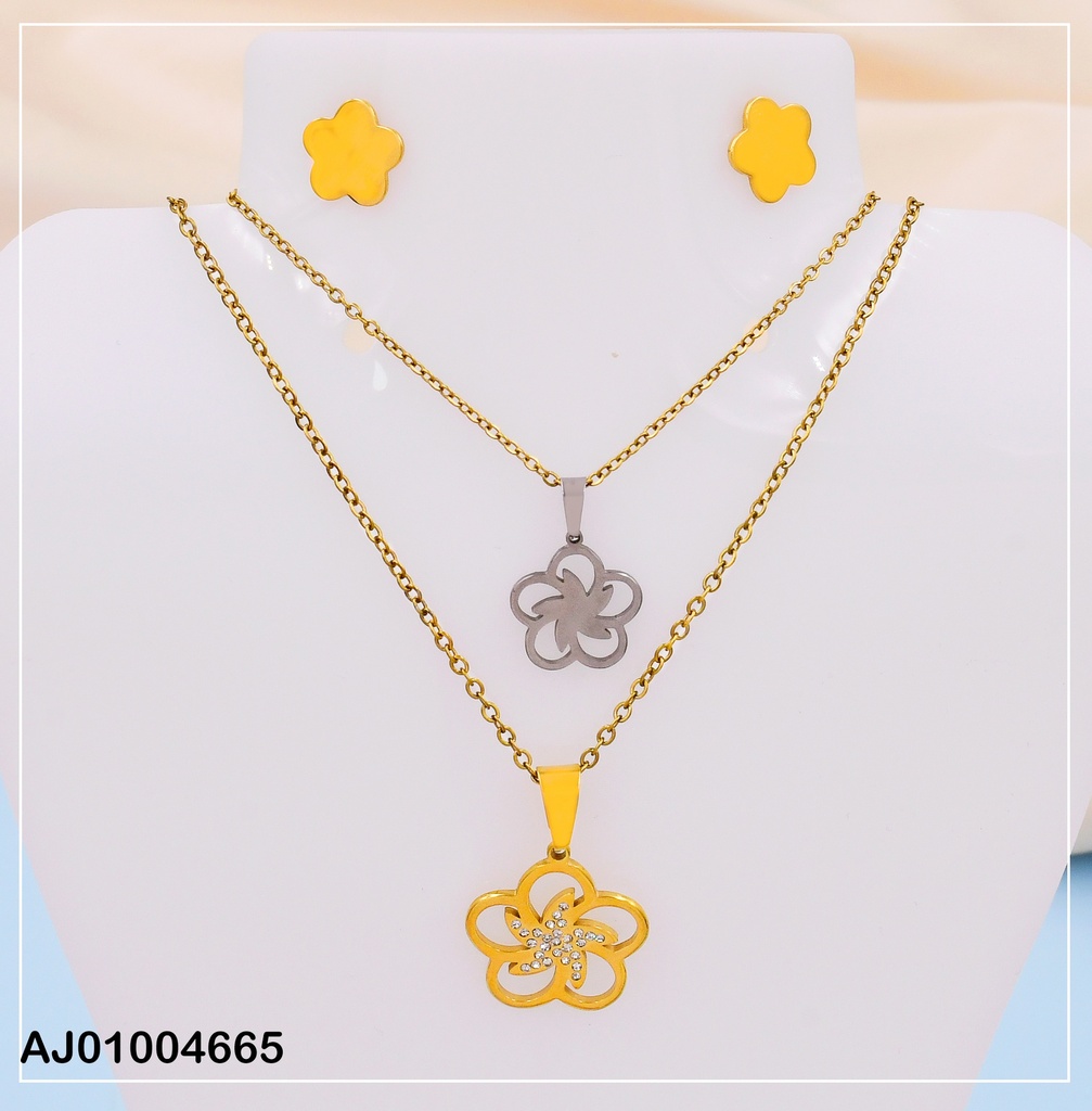 JUEGO CAD. DOBLE FLOR # 0746961-W12 (NPE2025)