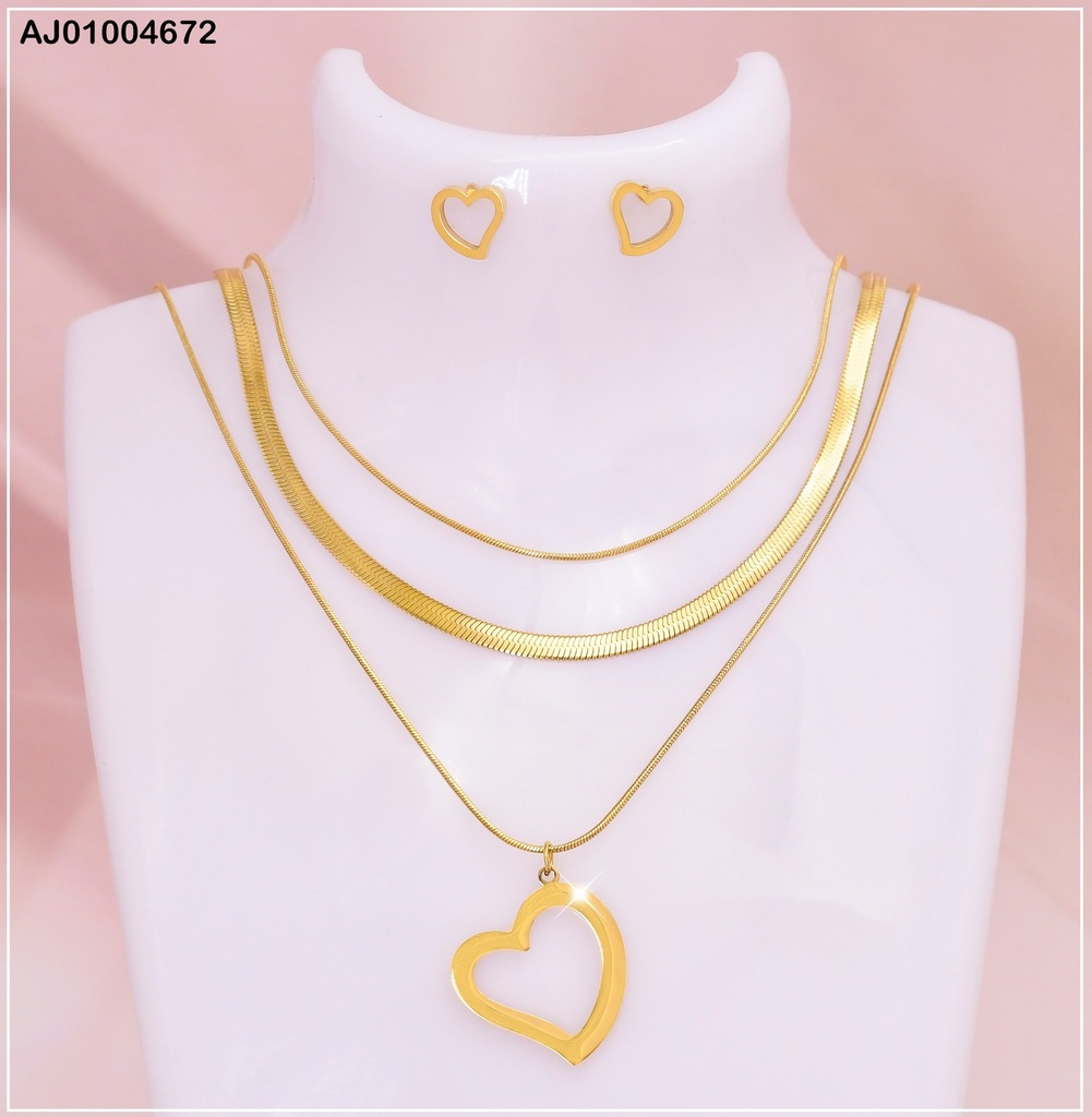 JUEGO 3 CAD. CORAZON # 0743411-171