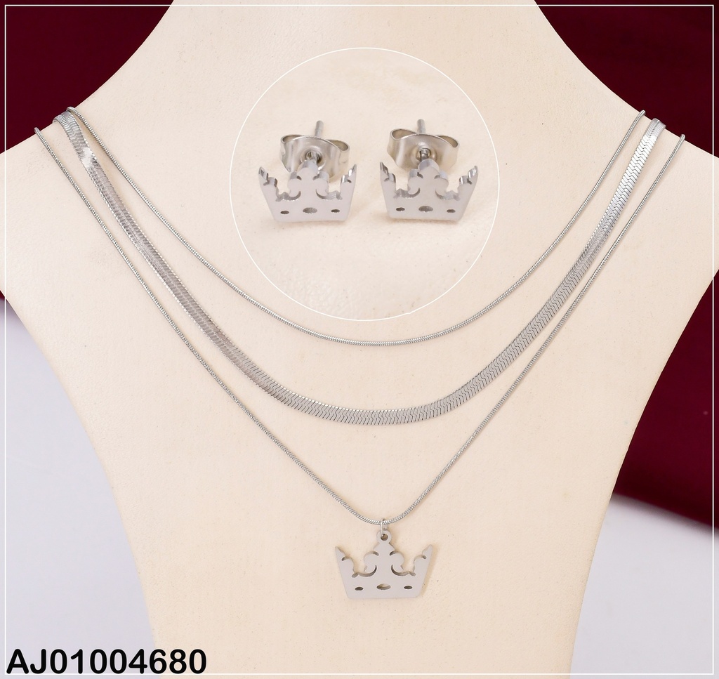 JUEGO PLATD. 3 CAD CORONA # 0743472-171
