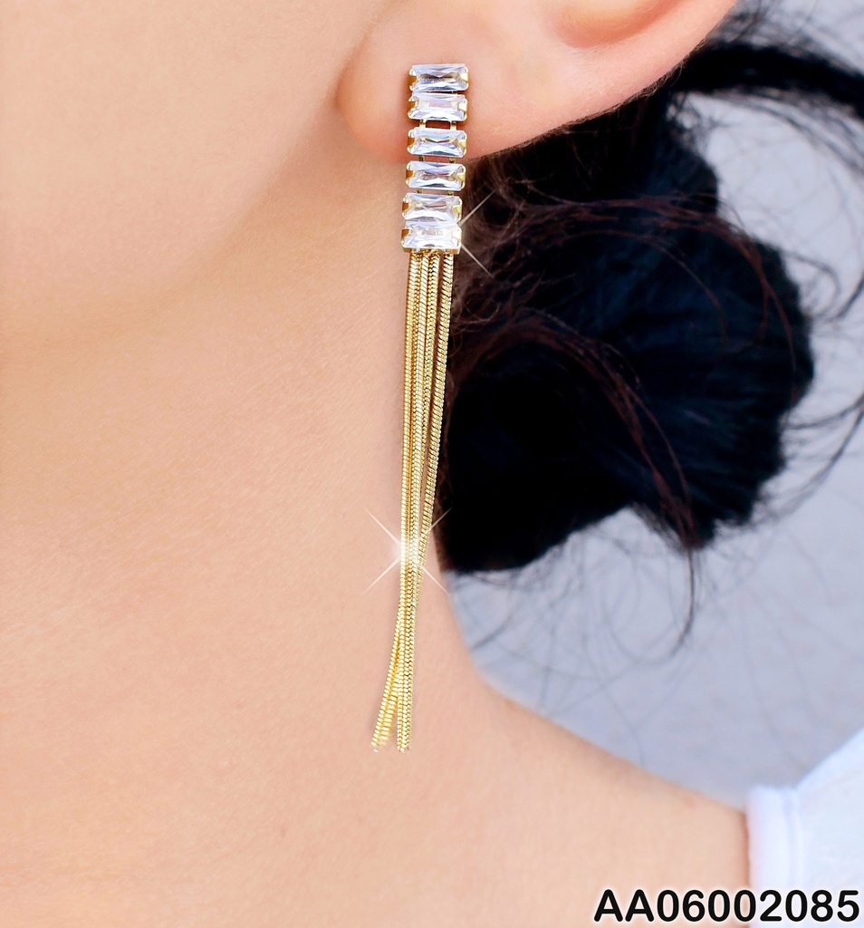ARETES 4 LINEAS ZIRC. RECTANGULAR #075740-171