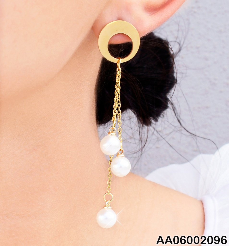 ARETES O 3 LINEAS CAD. PERLAS # 075972-W130