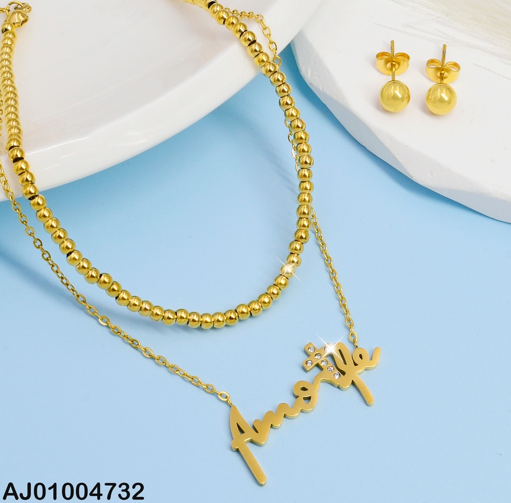 JUEGO CAD. DOBLE FRASE AMORFE #076508-054 (NPE2025)