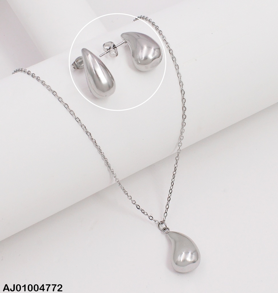 JUEGO GOTA LISA PLATEADA 0808212-W130