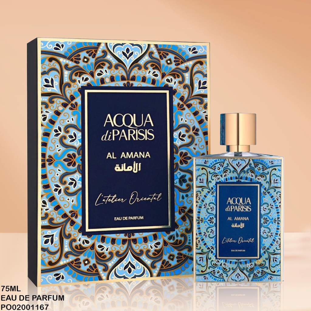 PERFUME ACQUA DI PARISIS AL AMANA UNISEX 75ML EDP