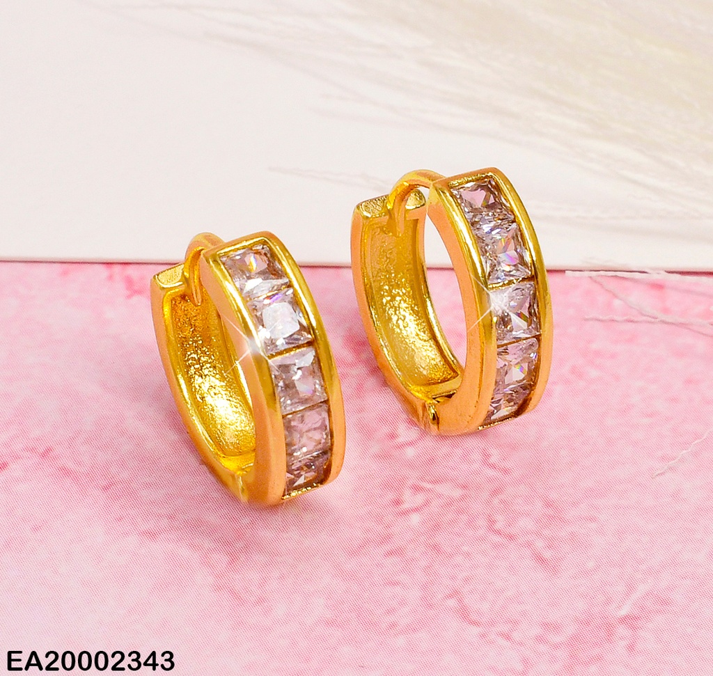 ARETES HUGUIES RD.C/ ZIRCONIAS # EE402-10