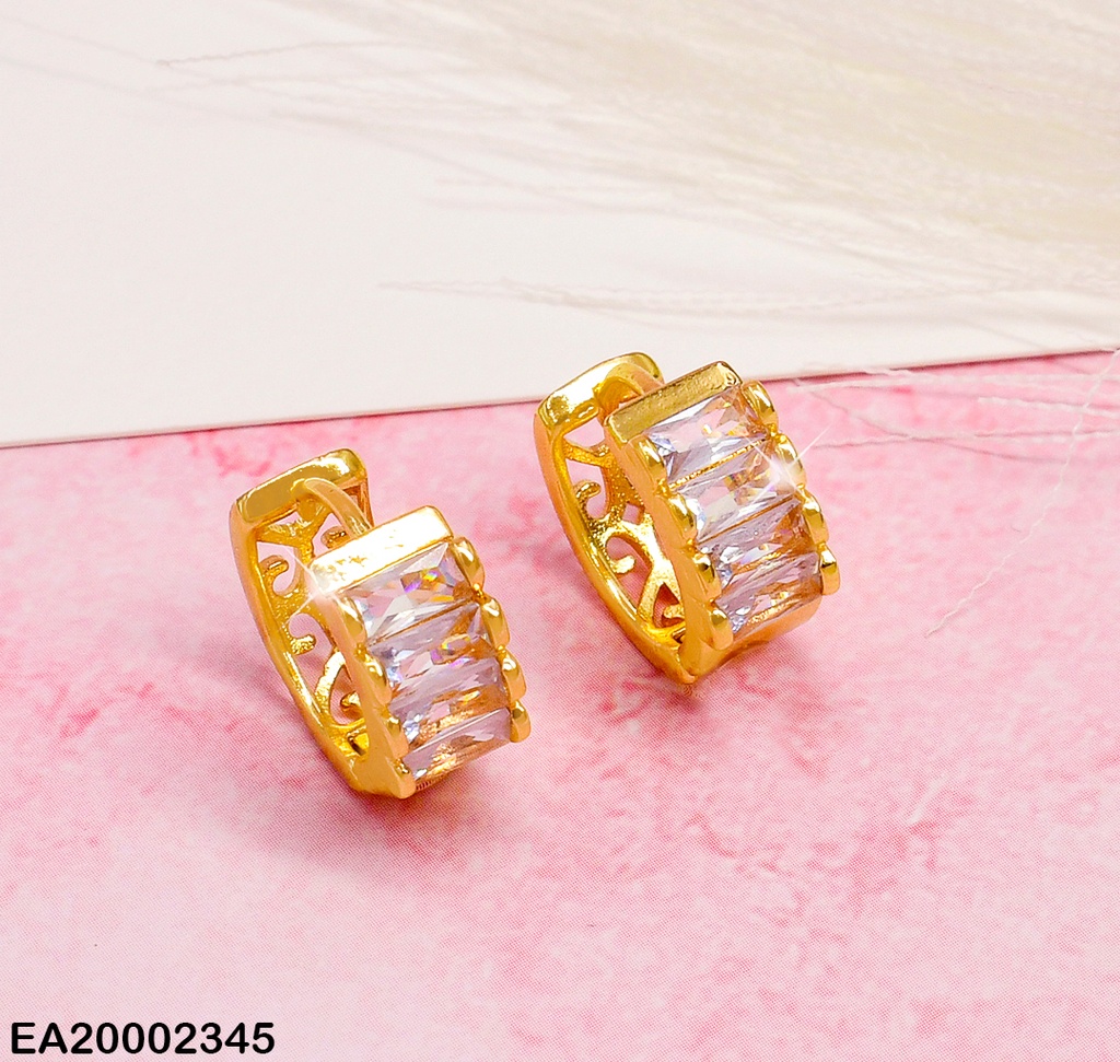 ARETES HUGUIES RD.4 ZIRCONIAS HORIZ. # EE403-10