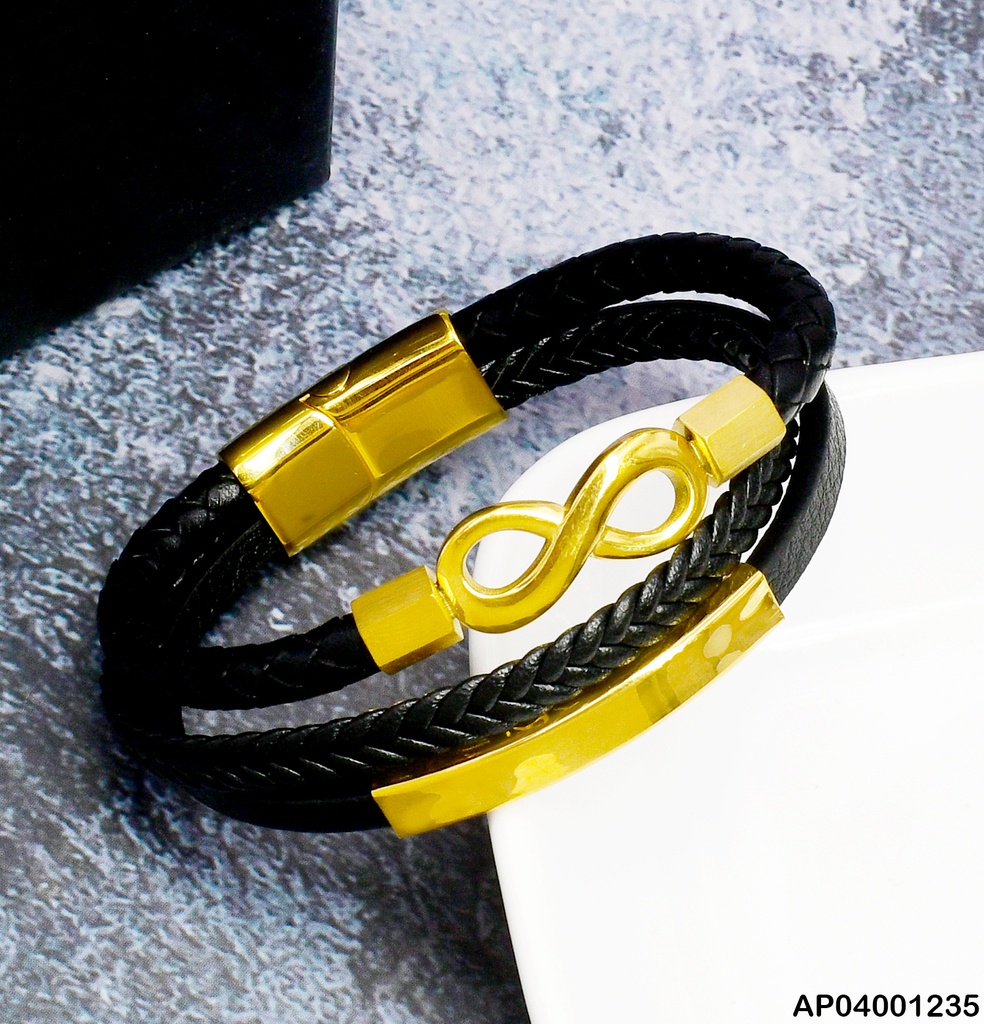 PULSERA 3 LINEAS INFINITO # 081408-W167