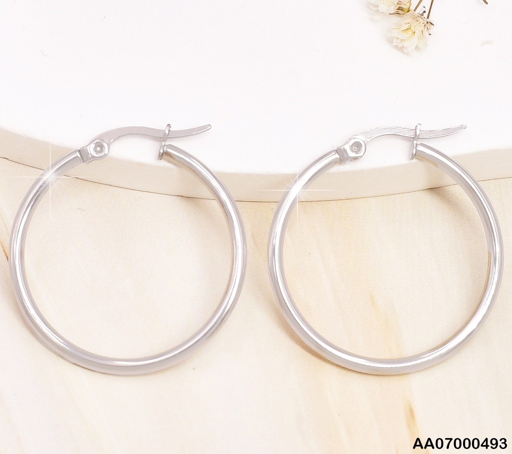 ARGOLLAS PLATEADAS 25MM # 253C1279-220 (AT)