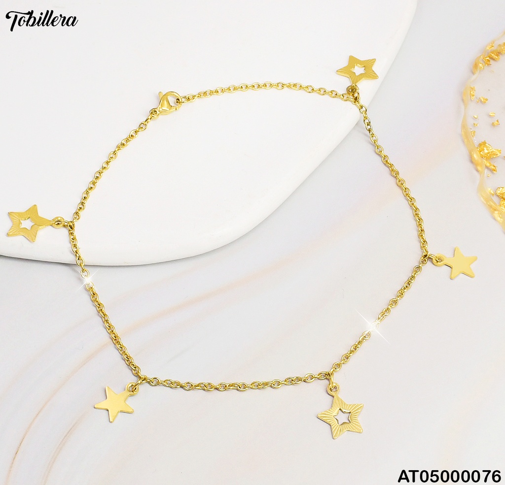 TOBILLERA ESTRELLAS CROQUIS/PLACA # 012M9999-100