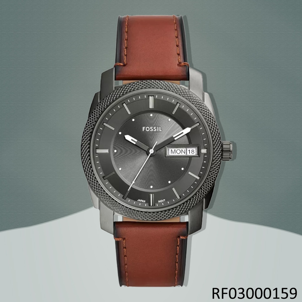 RELOJ FOSSIL ANALOGO MACHINE STL FS5900 CUERO