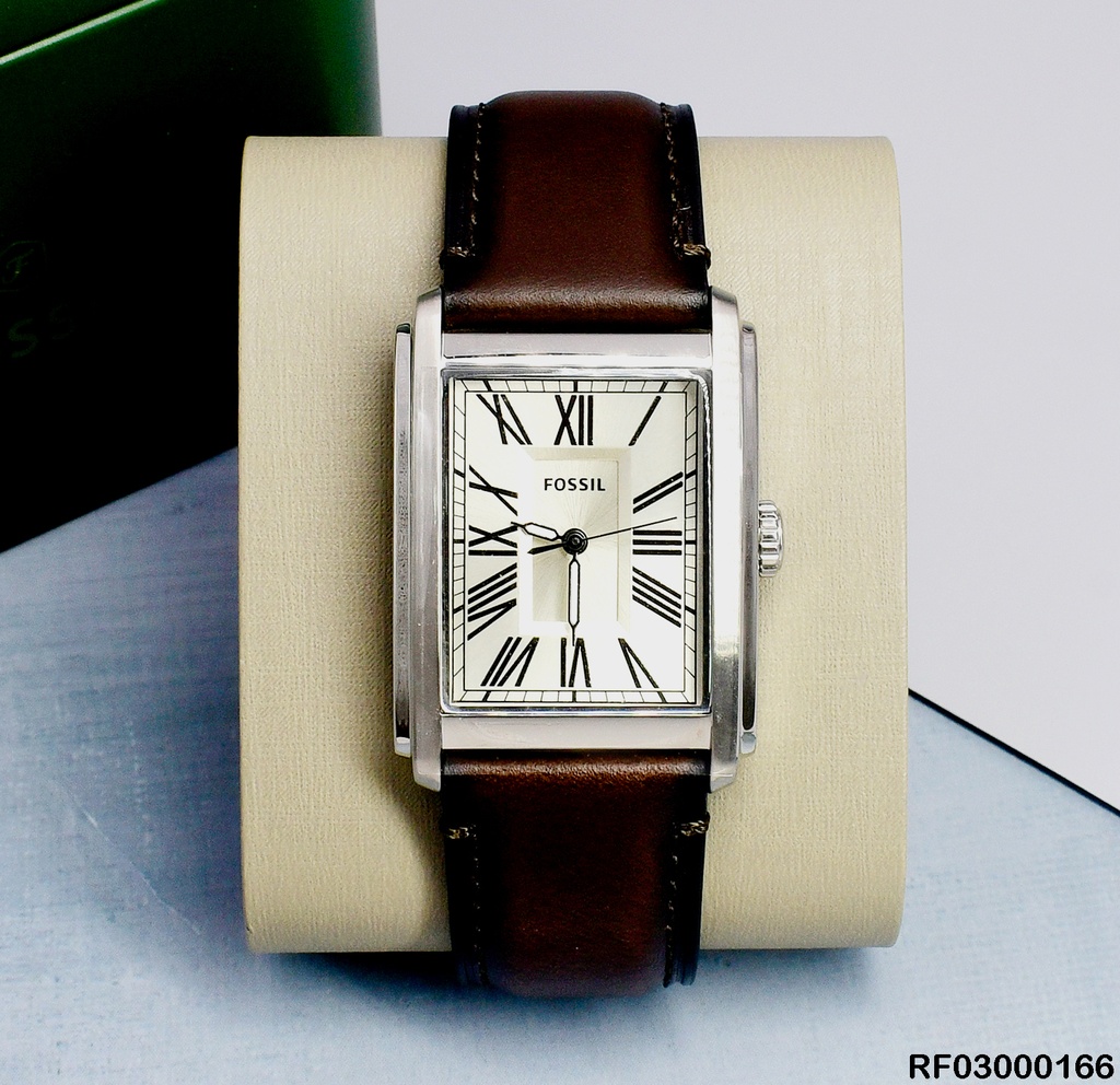 RELOJ FOSSIL CARRAWAY VARON CUERO/RECT.FS6012