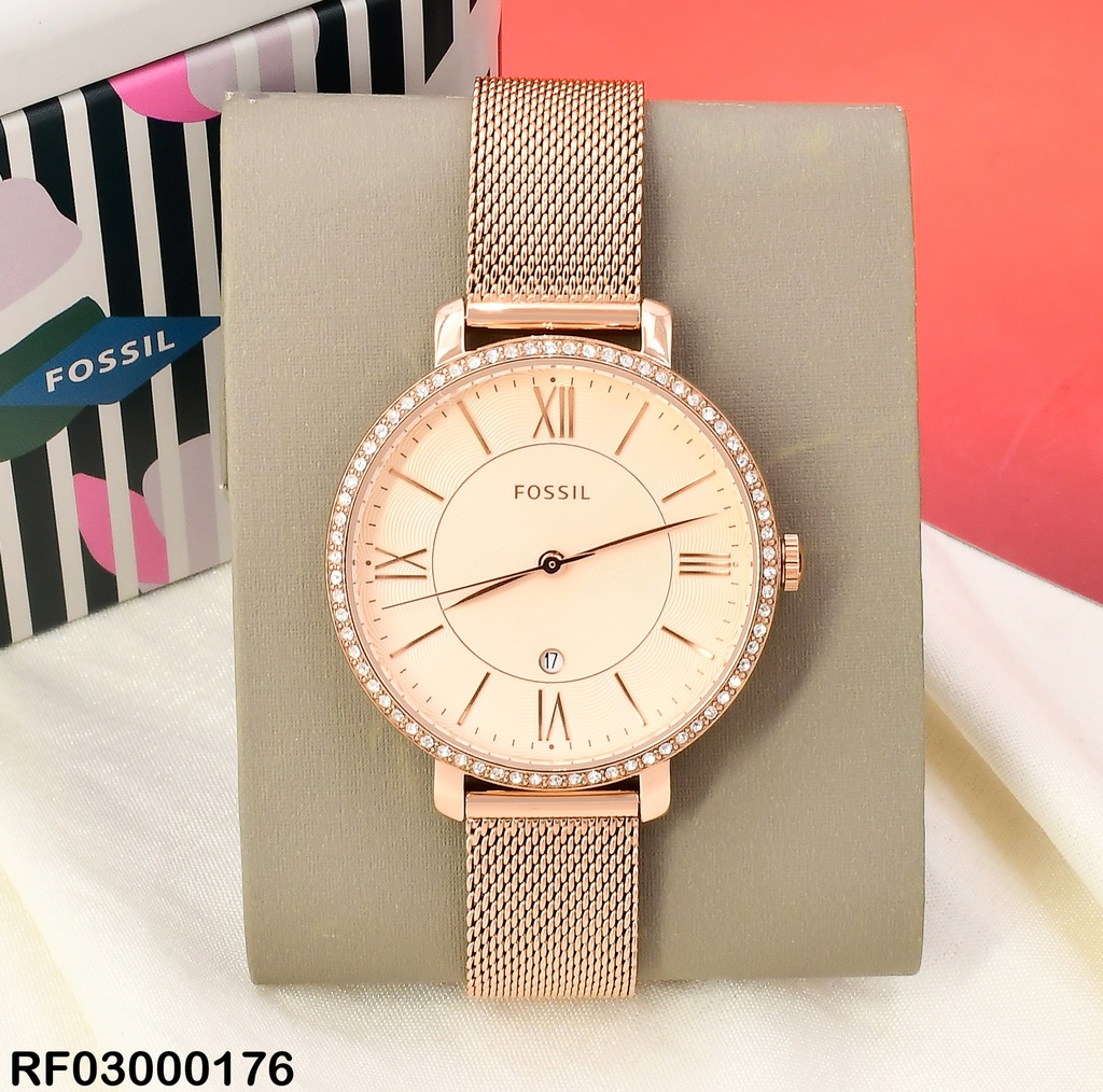 RELOJ FOSSIL JACQUELINE DAMA METALICO ROSE GOLD ES4628